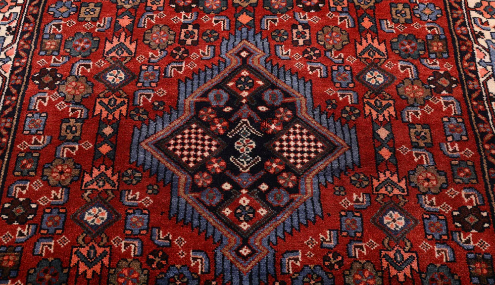 Perserteppich - Nomadic - 225 x 130 cm - dunkelrot - Image 7