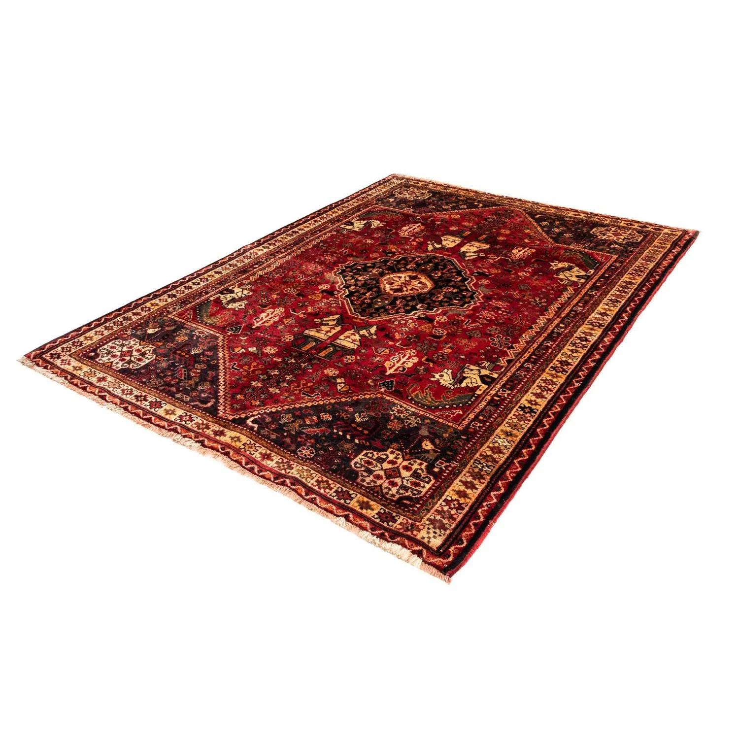 Perserteppich - Nomadic 237 x 175 cm - dunkelrot - Image 5