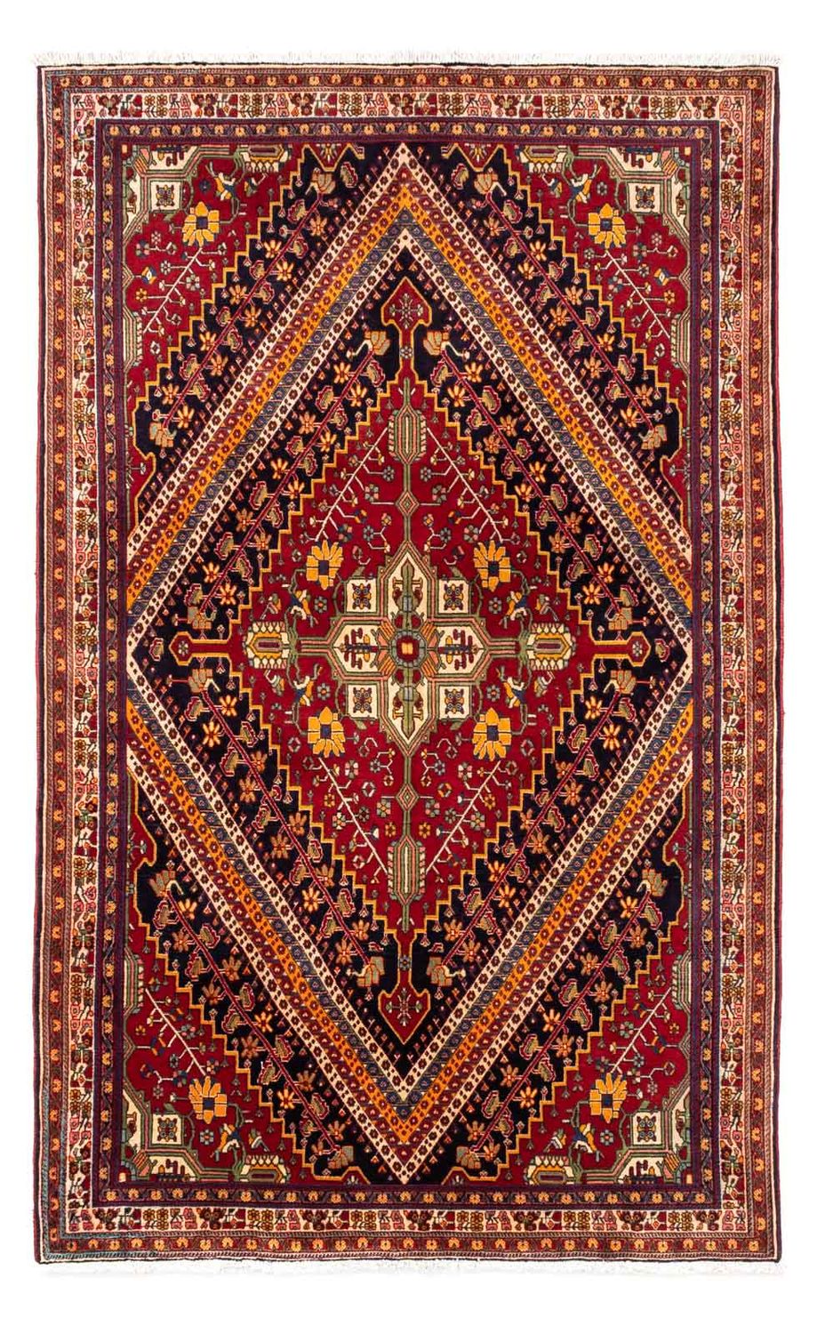 Perserteppich - Nomadic 250 x 152 cm - dunkelrot