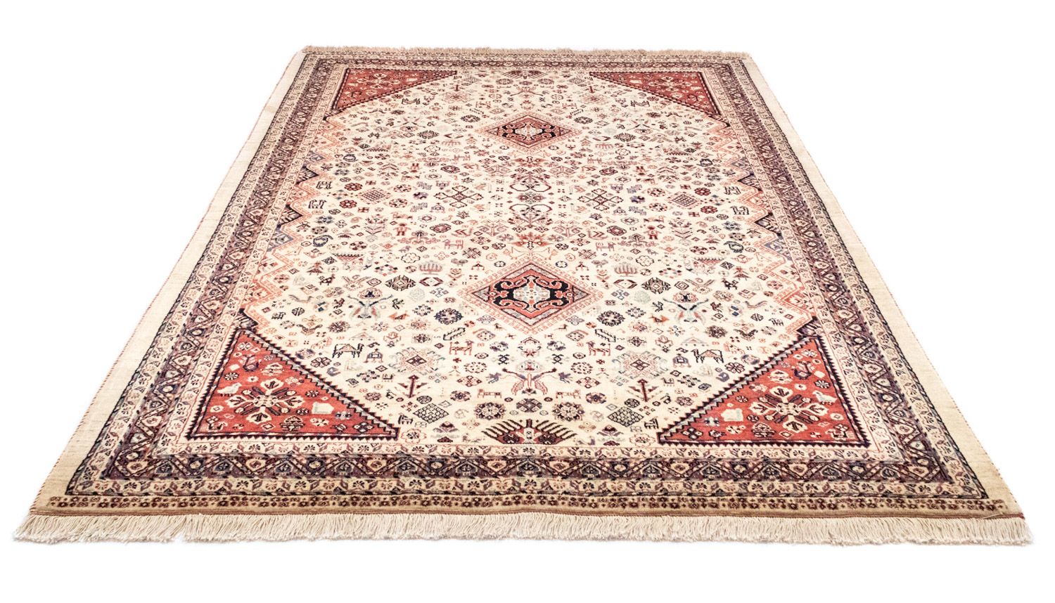 Perserteppich - Nomadic 257 x 170 cm - beige - Image 5
