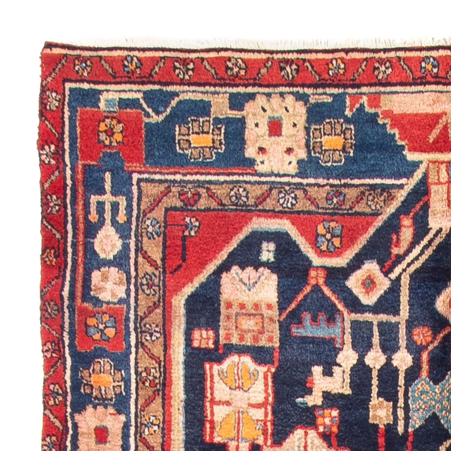 Perserteppich - Nomadic - 274 x 150 cm - dunkelblau - Image 3