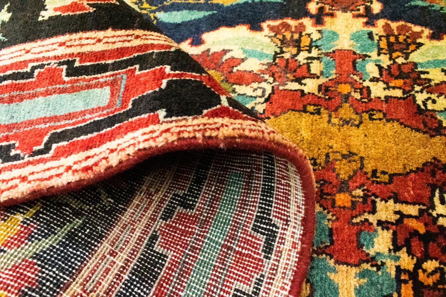 Perserteppich - Nomadic 285 x 108 cm - blau - Image 4