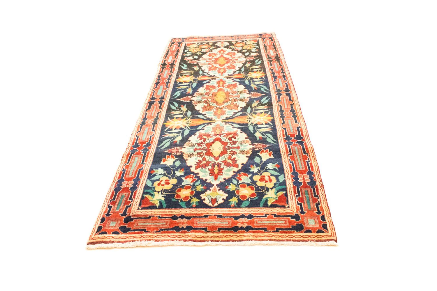 Perserteppich - Nomadic 285 x 108 cm - blau - Image 5