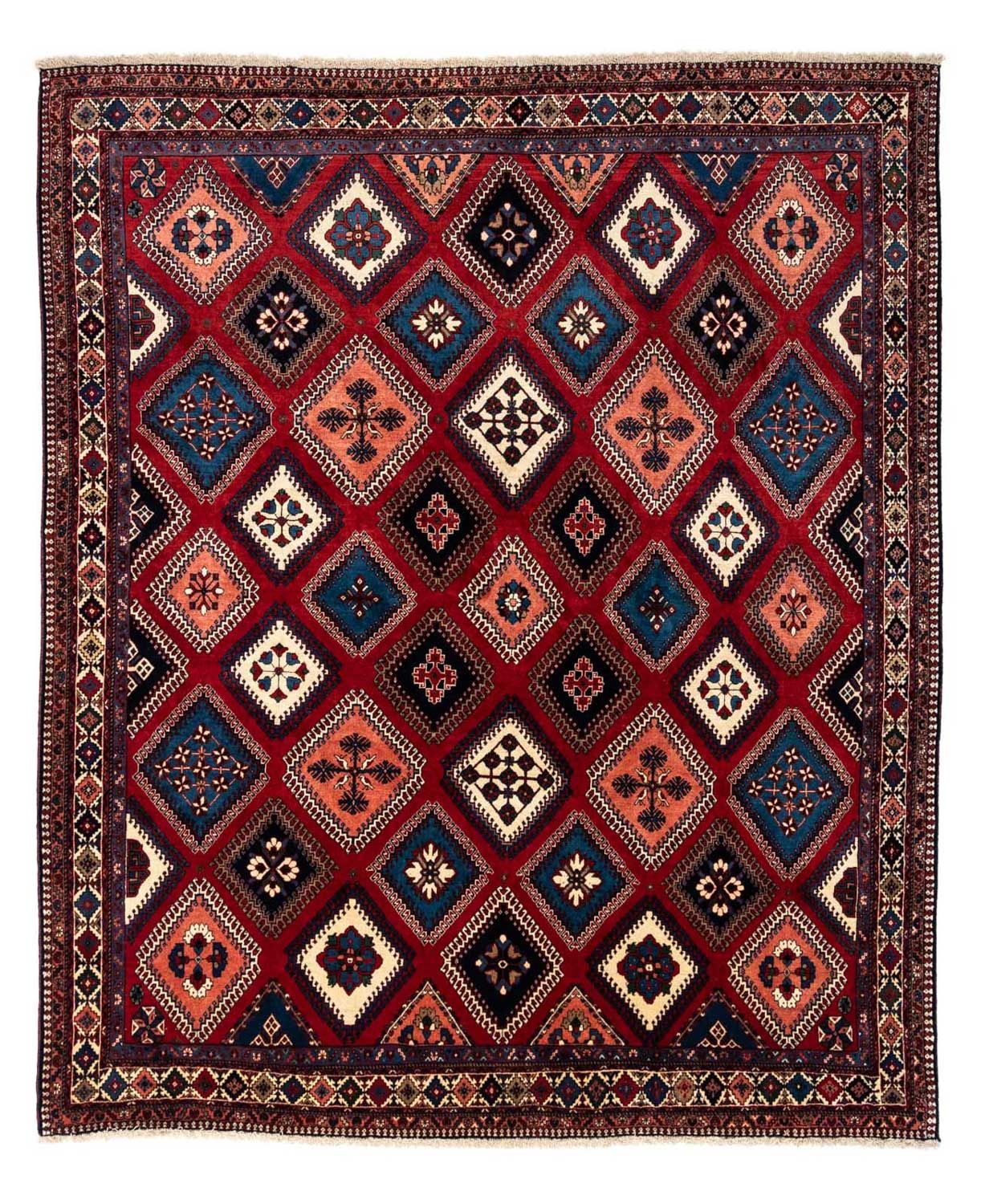 Perserteppich - Nomadic 290 x 252 cm - dunkelrot