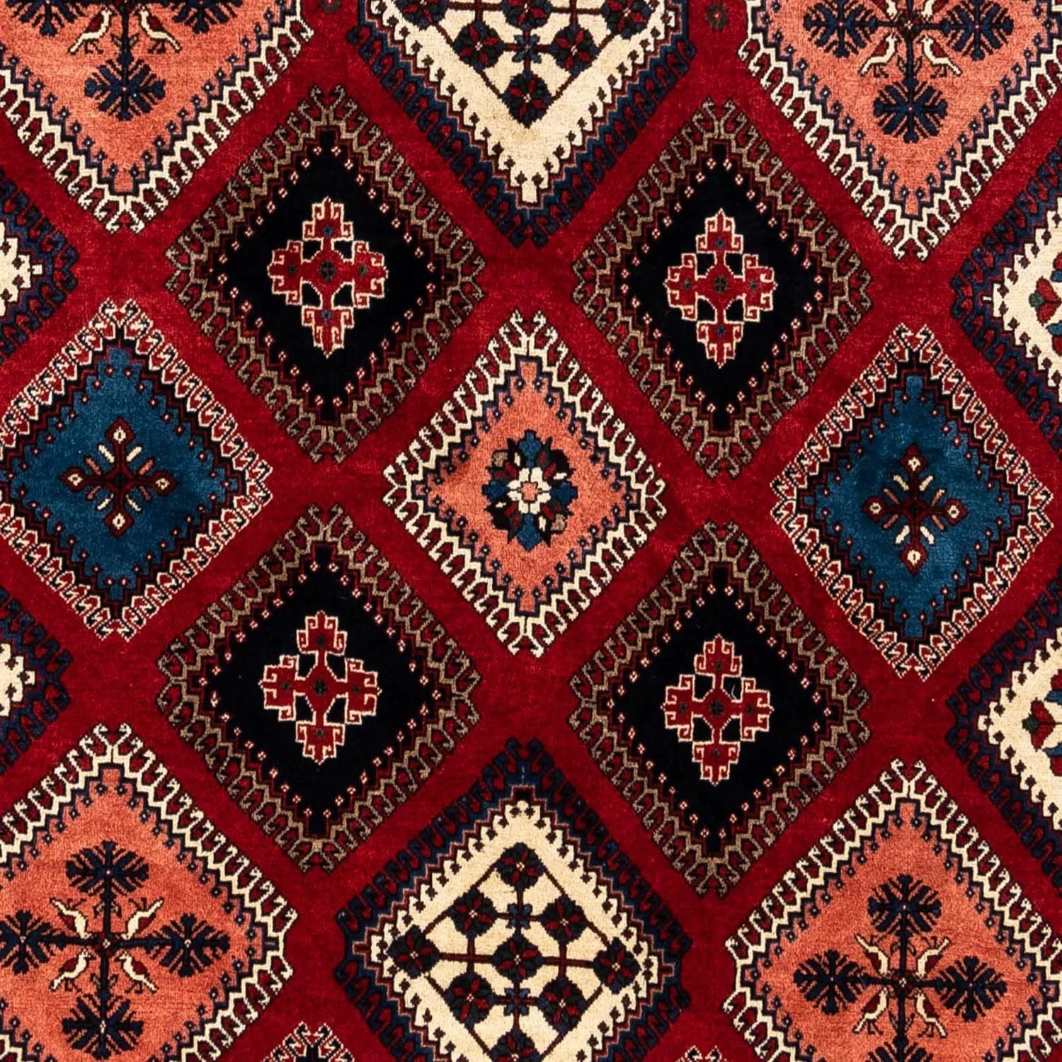 Perserteppich - Nomadic 290 x 252 cm - dunkelrot - Image 2