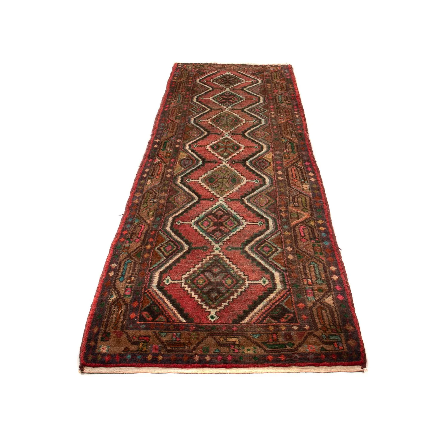 Perserteppich - Nomadic 290 x 86 cm - hellrot - Image 5
