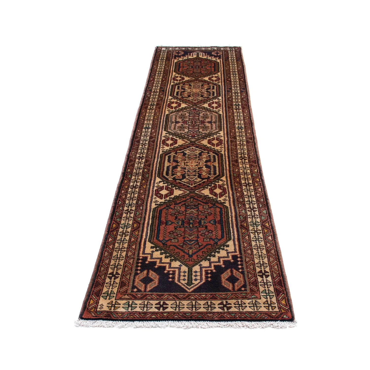 Perserteppich - Nomadic 291 x 67 cm - braun - Image 5