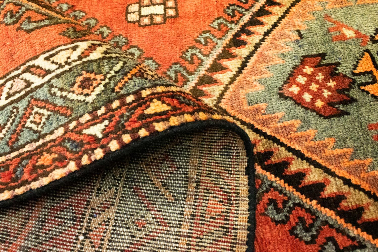 Perserteppich - Nomadic 292 x 98 cm - orange - Image 4