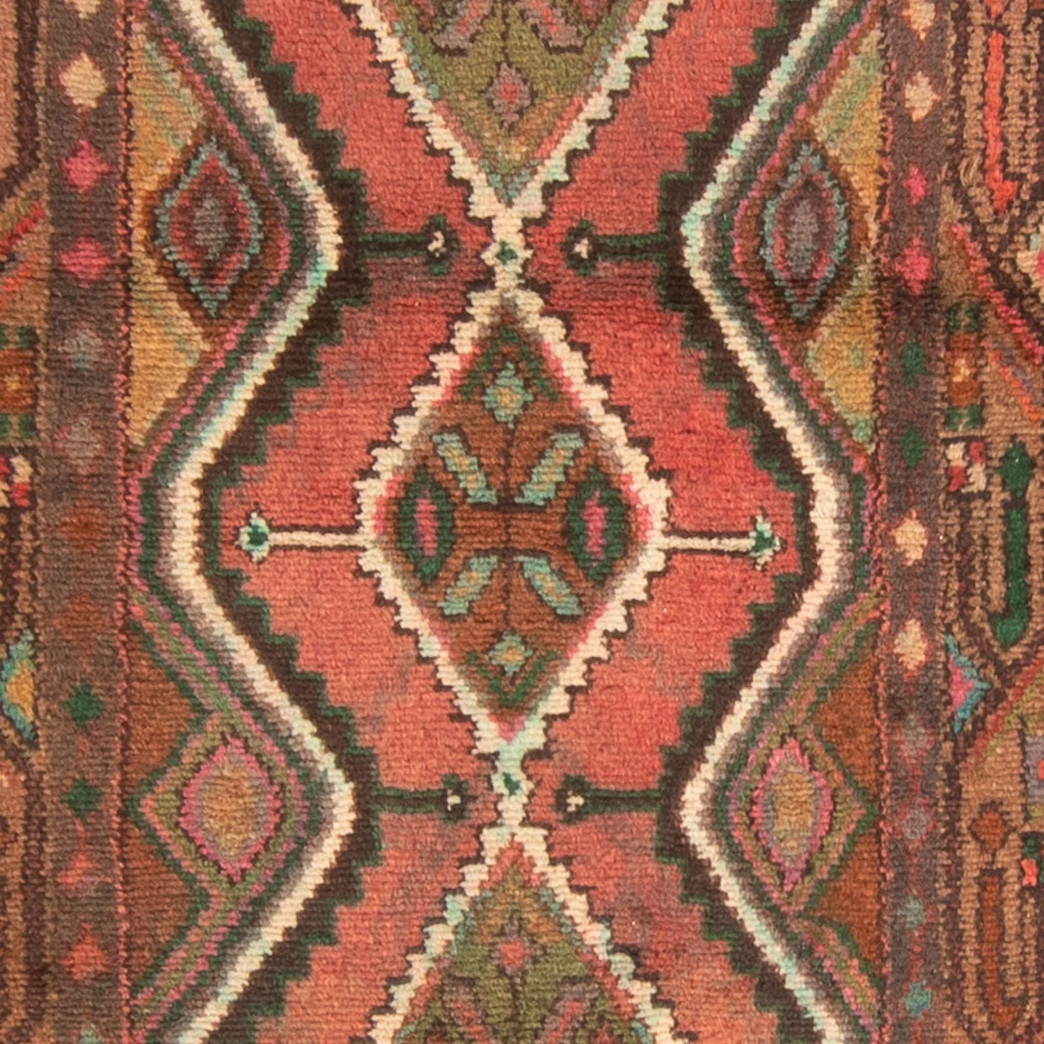 Perserteppich - Nomadic 293 x 83 cm - hellrot - Image 2