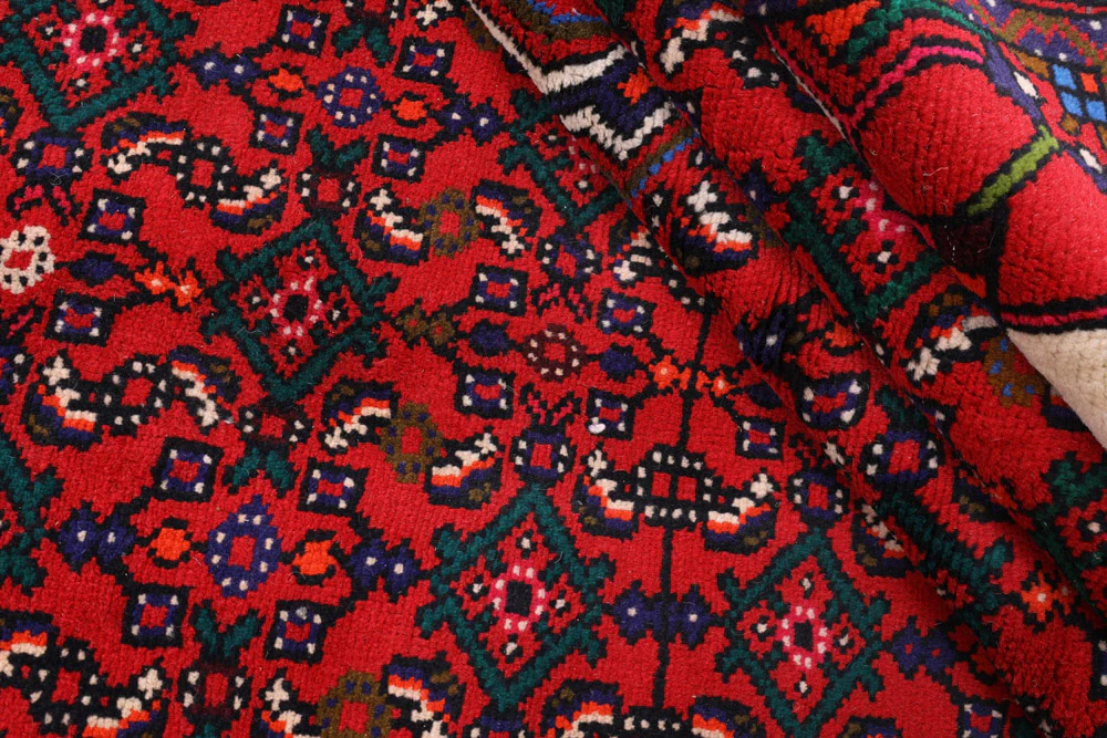 Perserteppich - Nomadic - 295 x 200 cm - dunkelrot - Image 9
