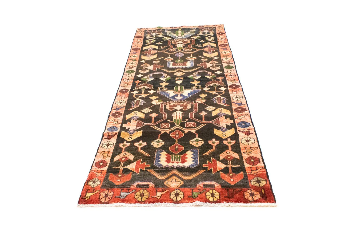 Perserteppich - Nomadic 296 x 105 cm - blau - Image 5