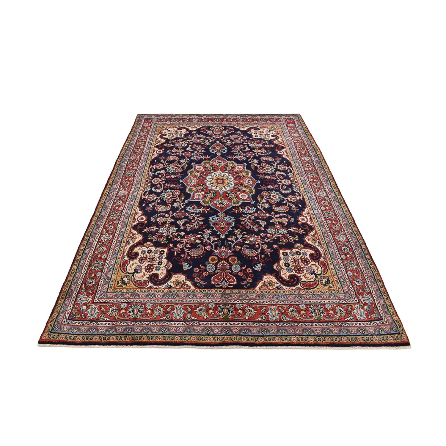 Perserteppich - Nomadic - 297 x 193 cm - dunkelblau - Image 5