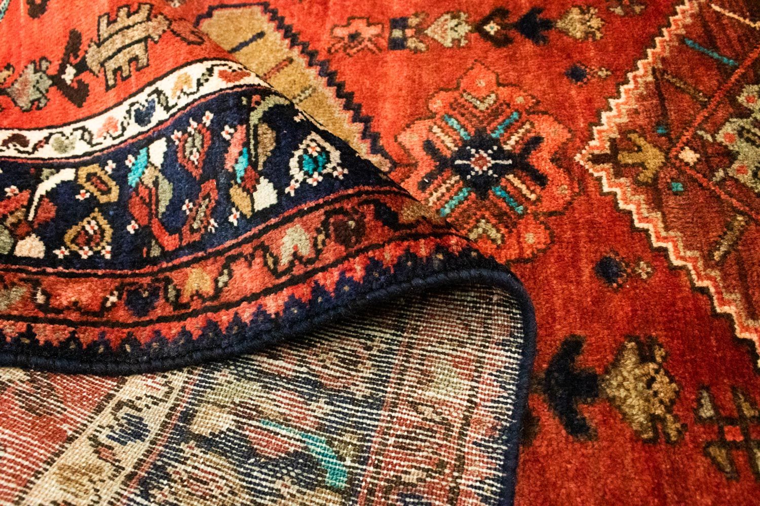 Perserteppich - Nomadic 300 x 103 cm - orange - Image 4