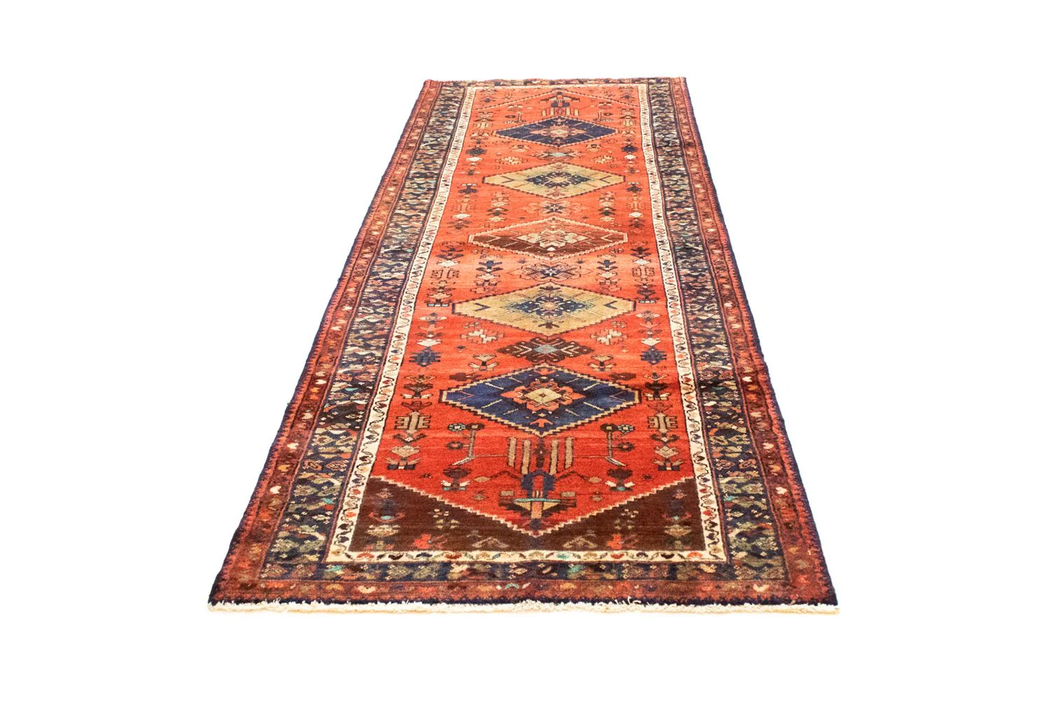 Perserteppich - Nomadic 300 x 103 cm - orange - Image 5