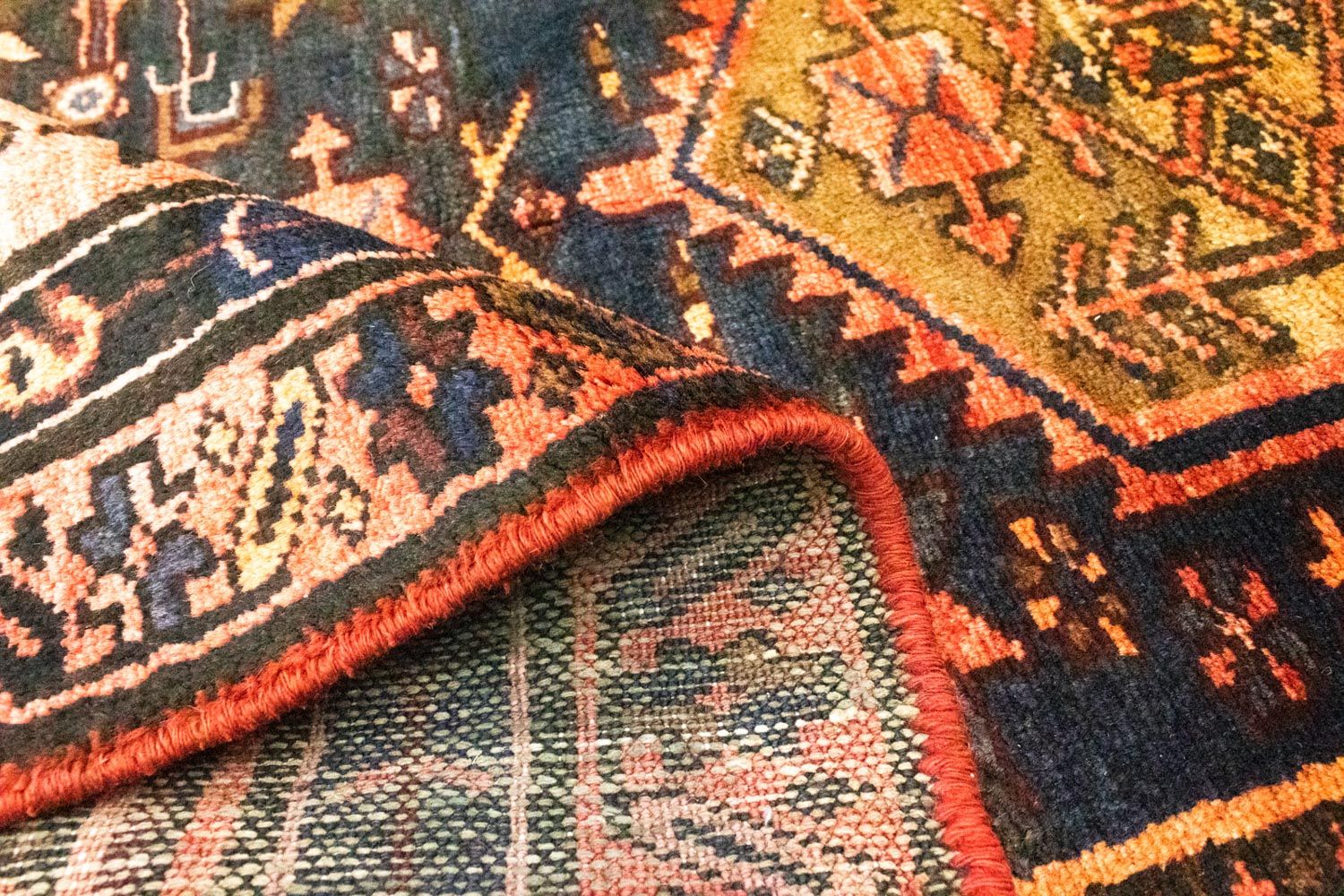 Perserteppich - Nomadic 300 x 112 cm - blau - Image 4