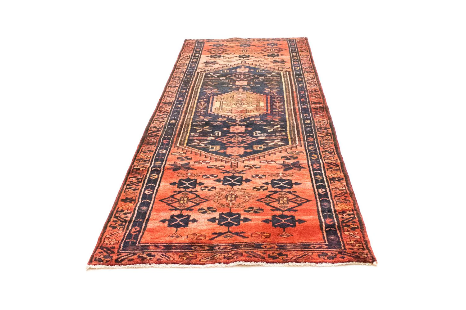 Perserteppich - Nomadic 300 x 112 cm - blau - Image 5