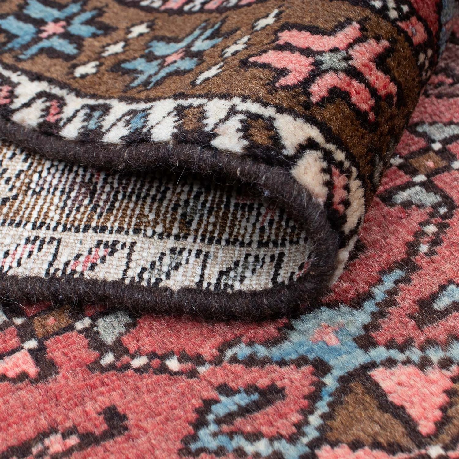 Perserteppich - Nomadic 304 x 85 cm - dunkelrot - Image 4