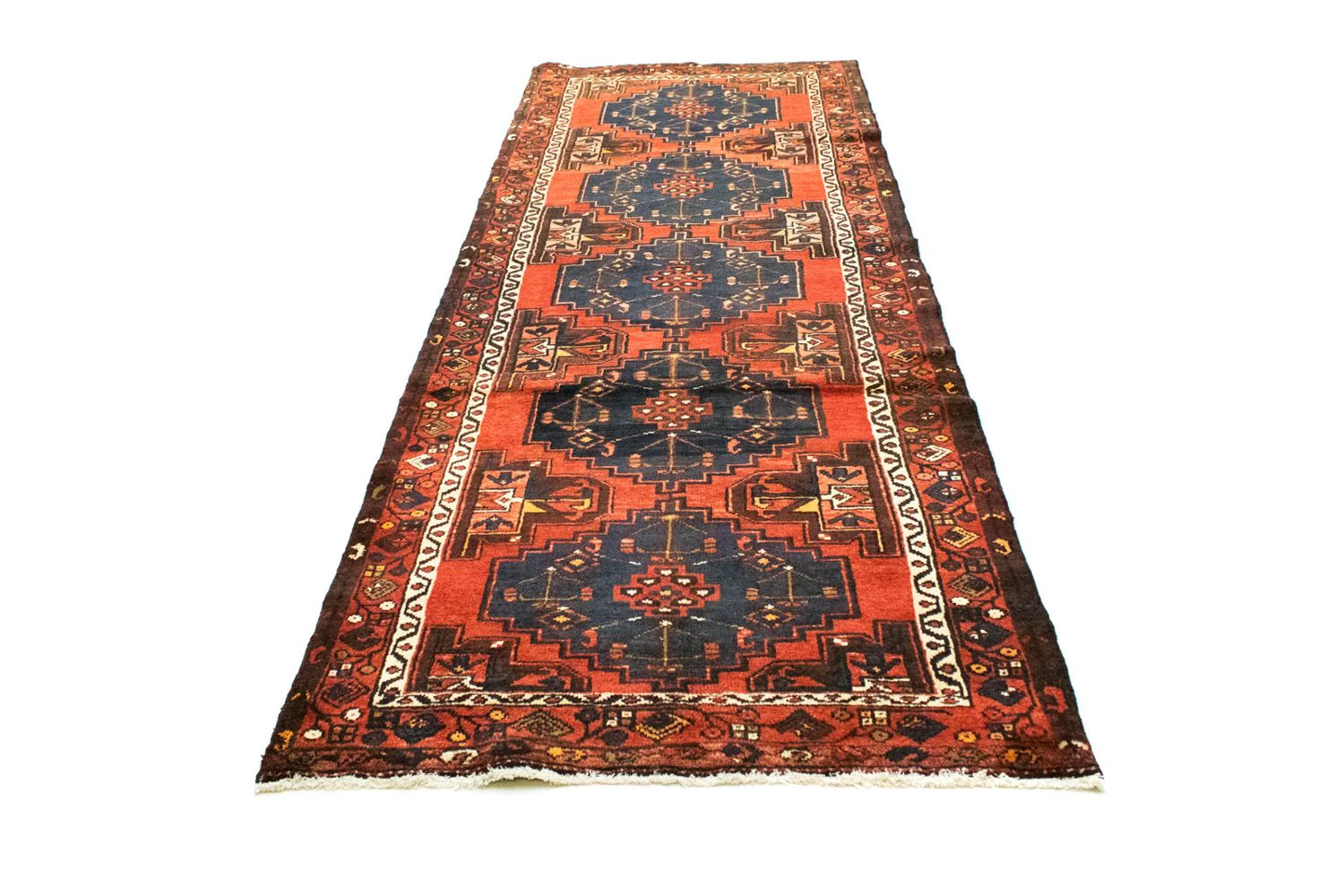 Perserteppich - Nomadic 305 x 105 cm - blau - Image 5