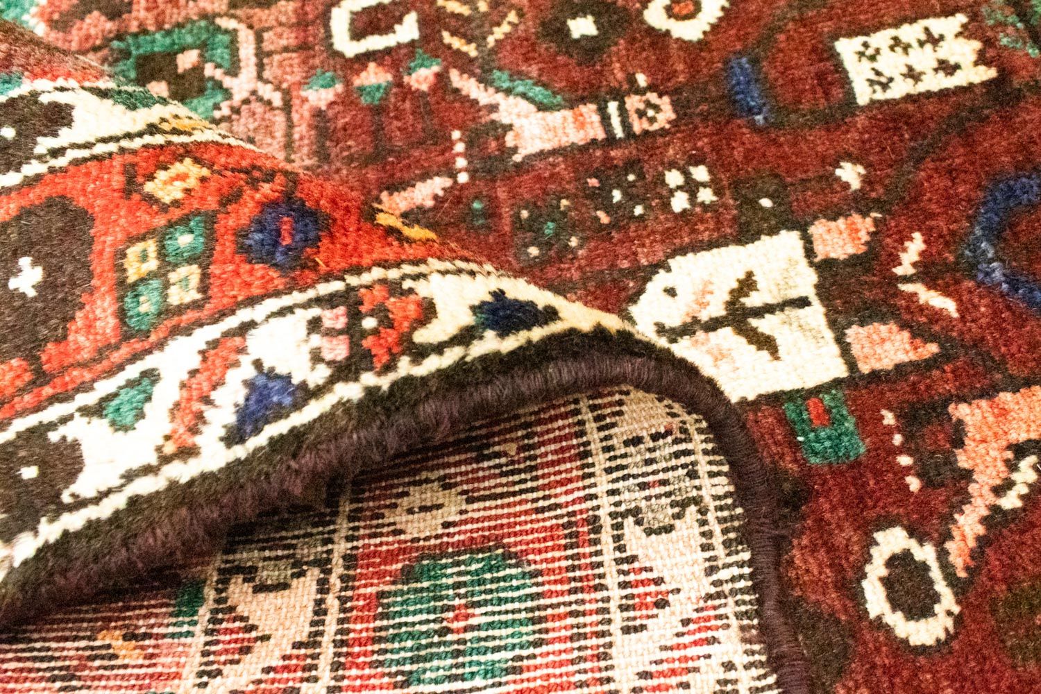 Perserteppich - Nomadic 306 x 111 cm - braun - Image 4
