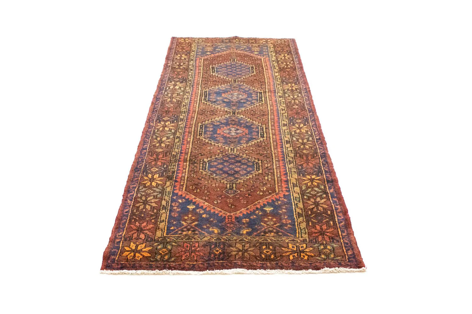 Perserteppich - Nomadic 310 x 108 cm - blau - Image 5