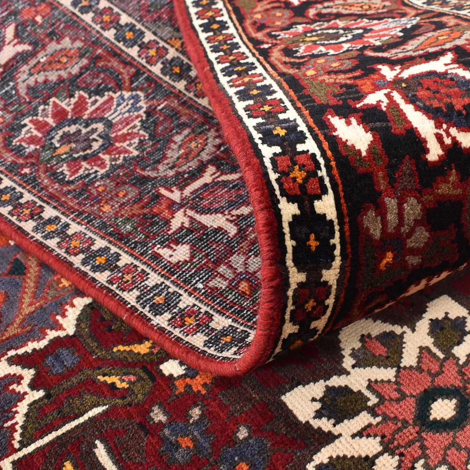 Perserteppich - Nomadic - 310 x 207 cm - dunkelrot - Image 4