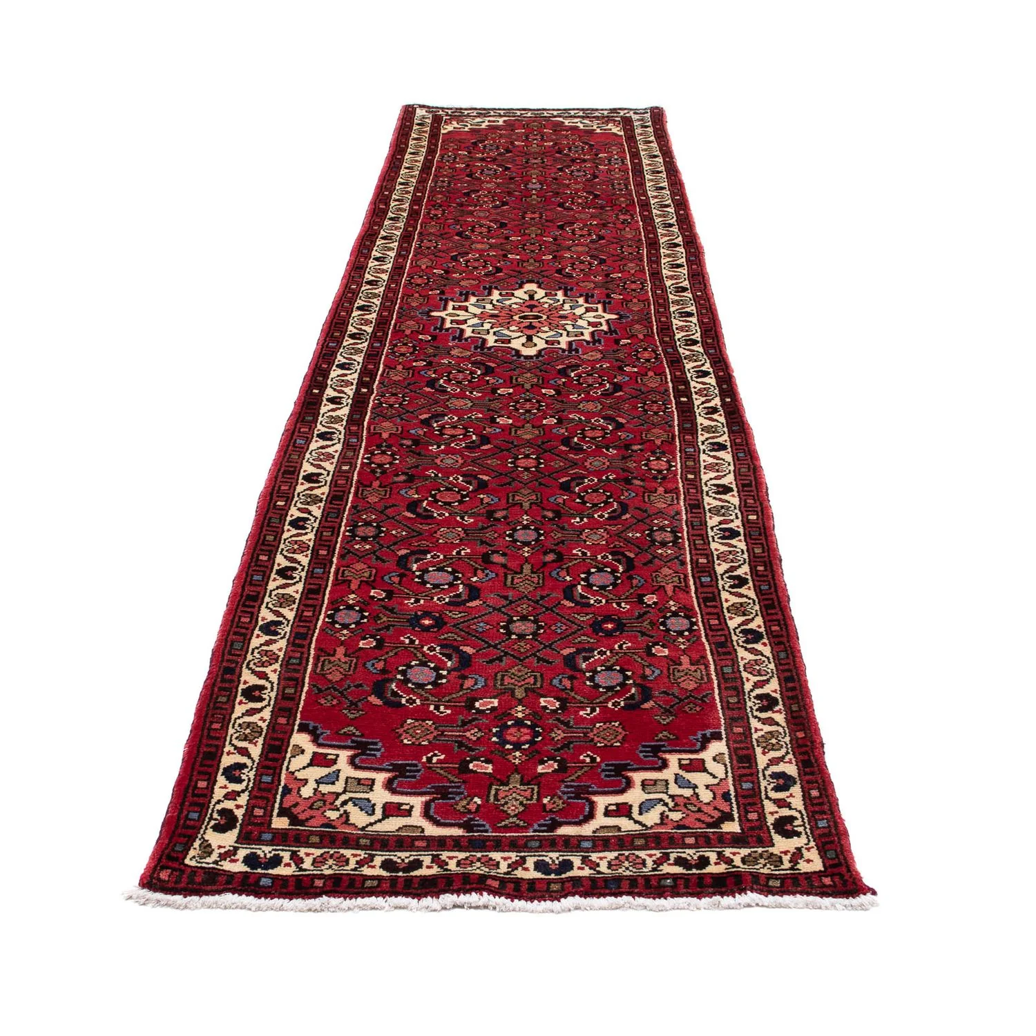 Perserteppich - Nomadic 323 x 78 cm - dunkelrot - Image 5