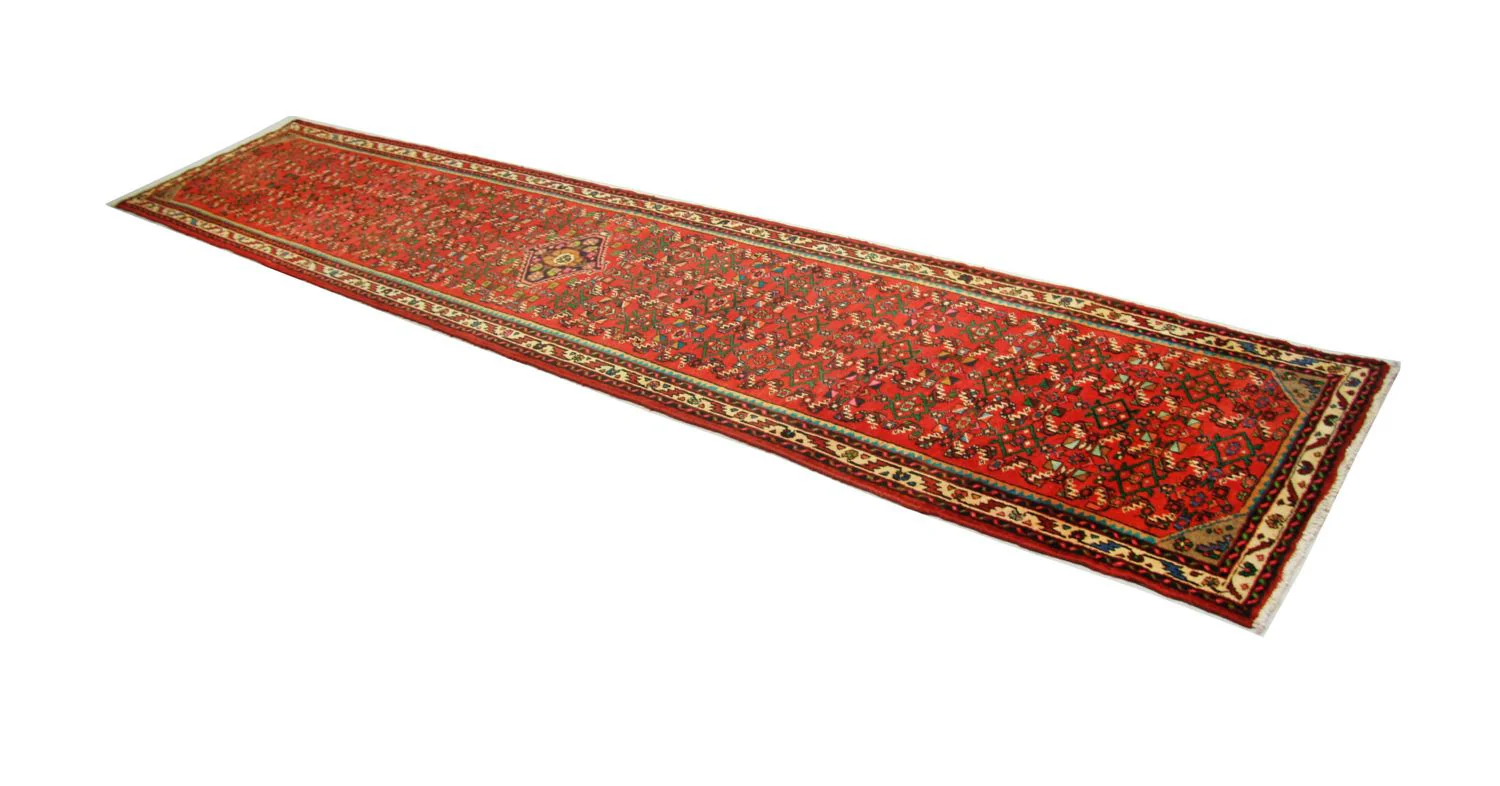 Perserteppich - Nomadic 387 x 80 cm - rot - Image 3