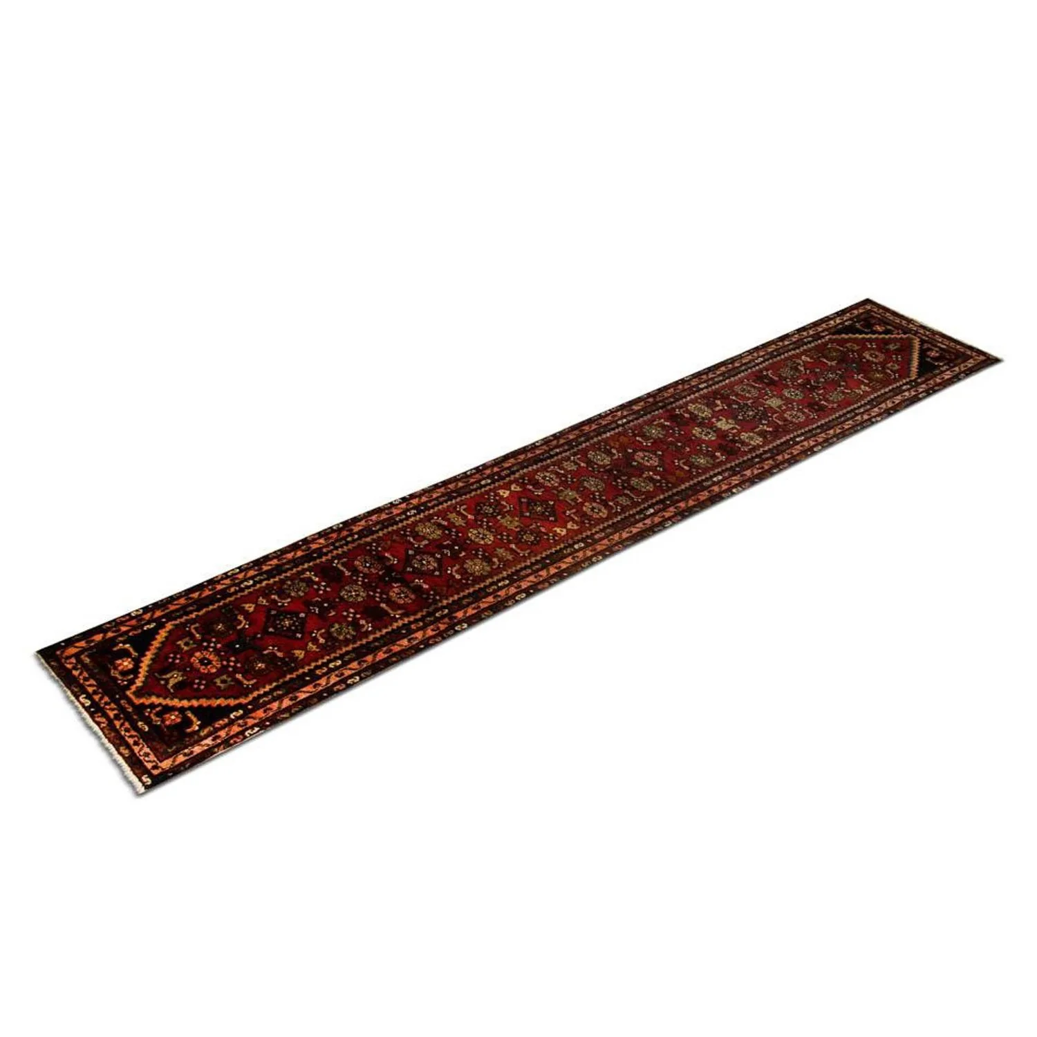 Perserteppich - Nomadic 408 x 74 cm - rot - Image 5