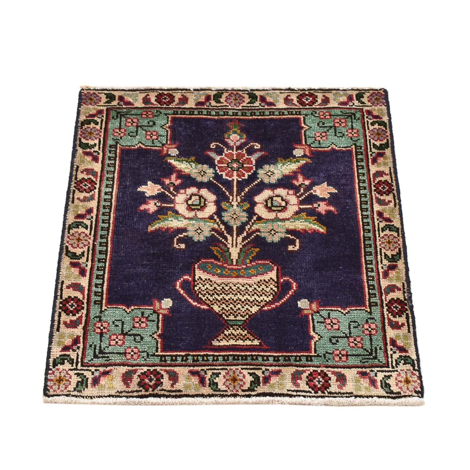 Perserteppich - Nomadic - 60 x 55 cm - mehrfarbig - Image 4