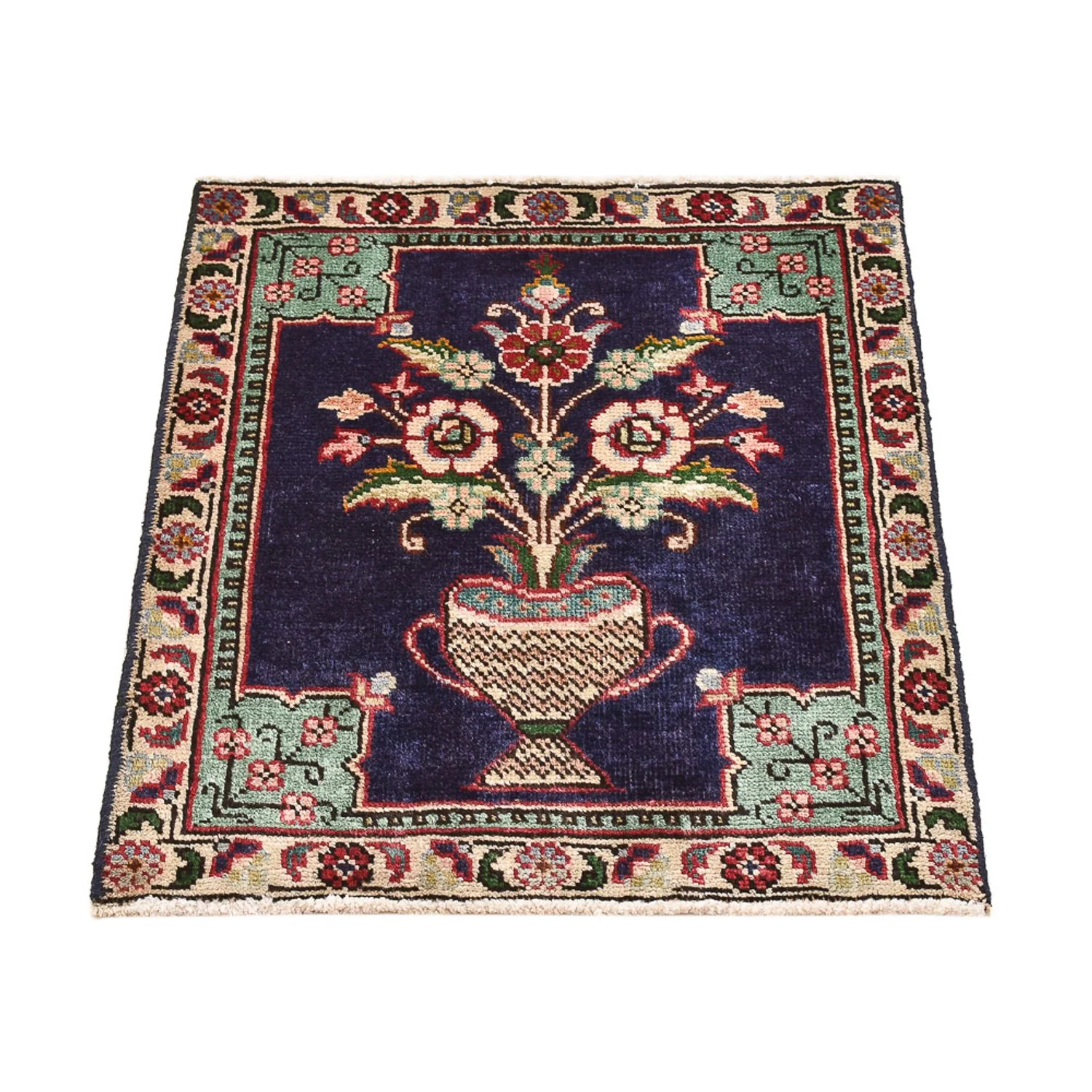 Perserteppich - Nomadic - 63 x 55 cm - mehrfarbig - Image 4