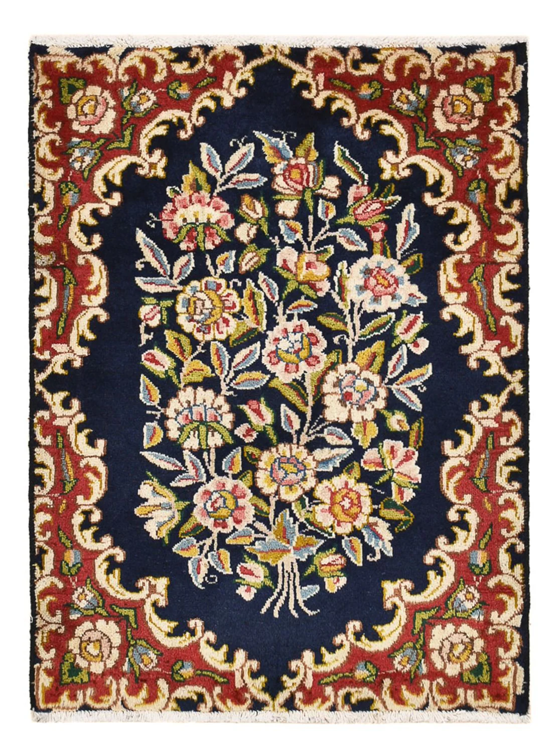 Perserteppich - Nomadic - 70 x 53 cm - dunkelblau