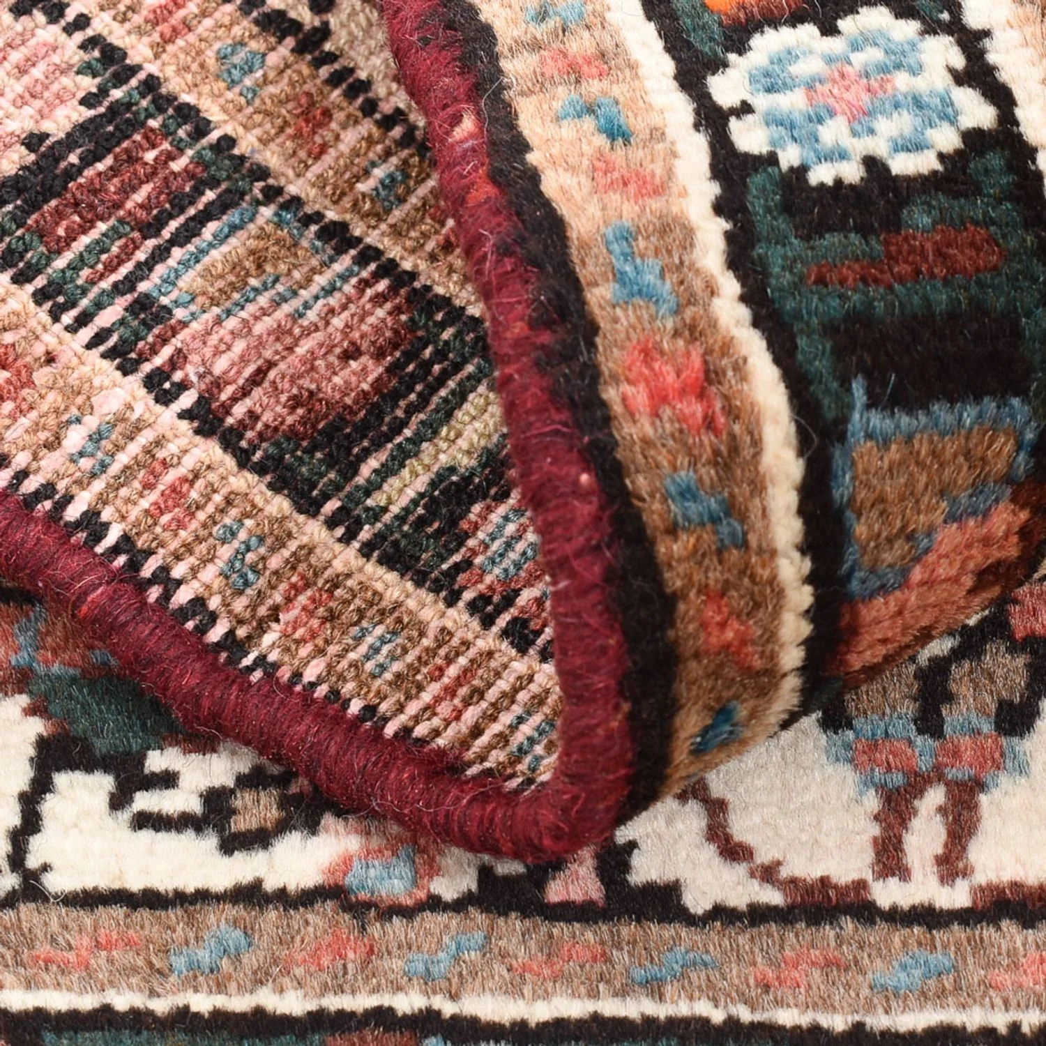 Perserteppich - Nomadic - 75 x 53 cm - mehrfarbig - Image 4