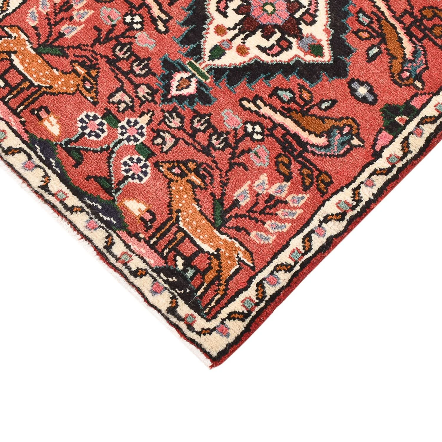Perserteppich - Nomadic - 77 x 54 cm - dunkelrot - Image 2
