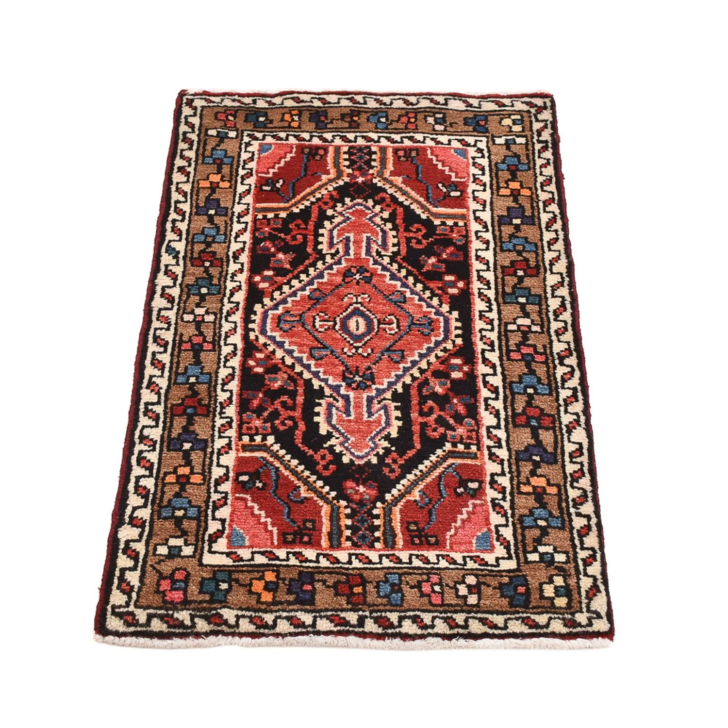Perserteppich - Nomadic - 83 x 52 cm - hellrot - Image 5