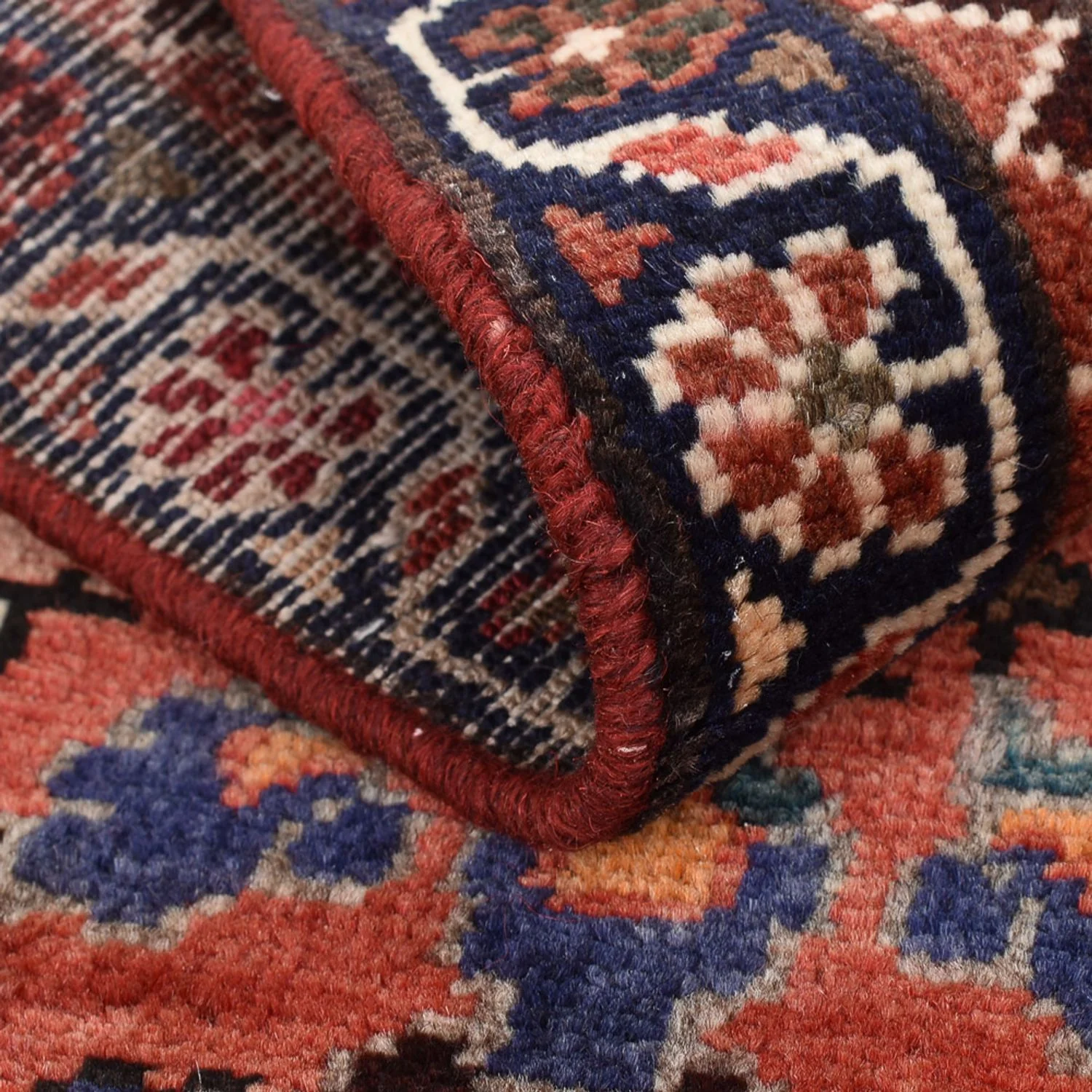 Perserteppich - Nomadic - 87 x 53 cm - rot - Image 4