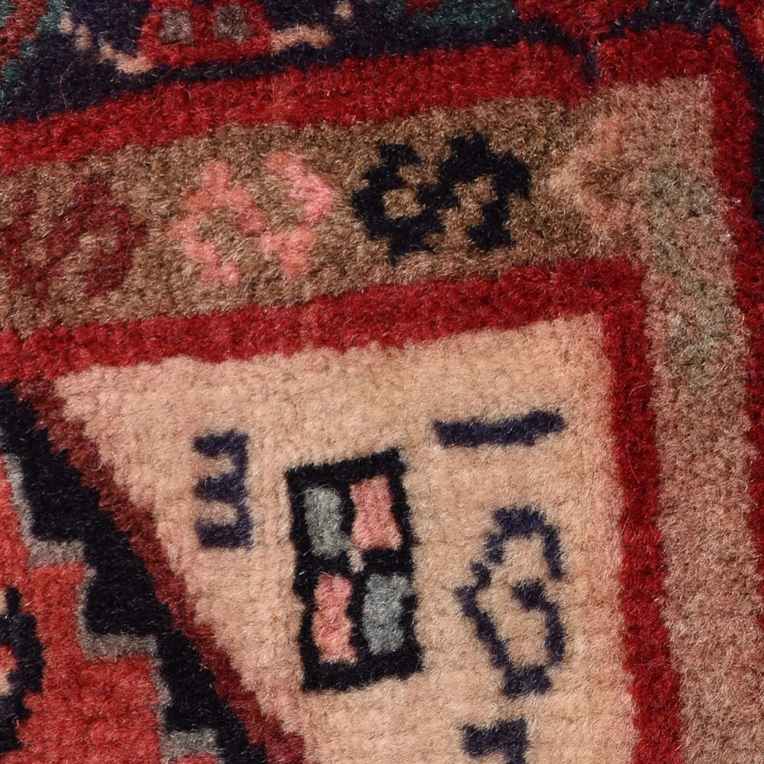 Perserteppich - Nomadic - 88 x 62 cm - rot - Image 4