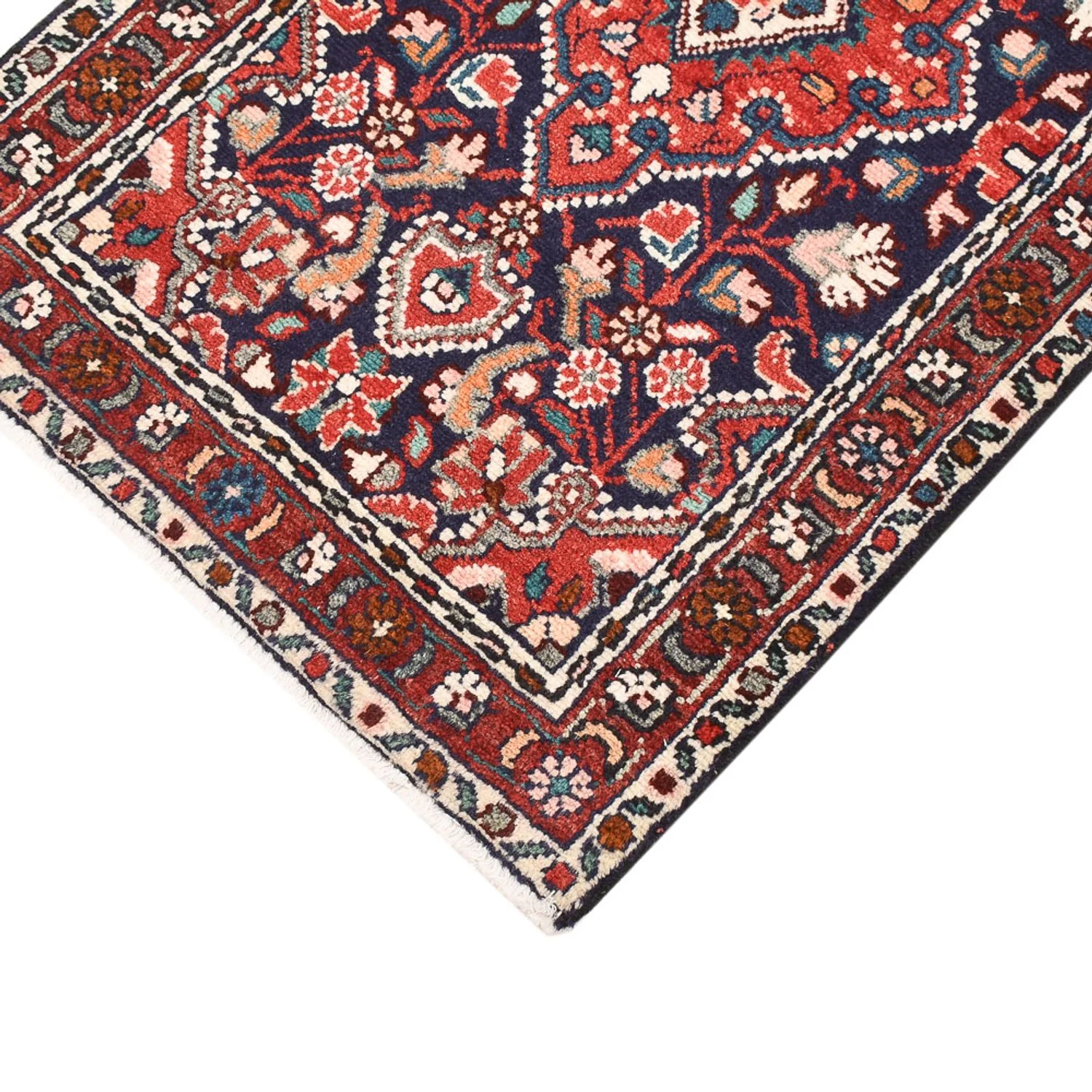 Perserteppich - Nomadic - 90 x 53 cm - dunkelrot - Image 2