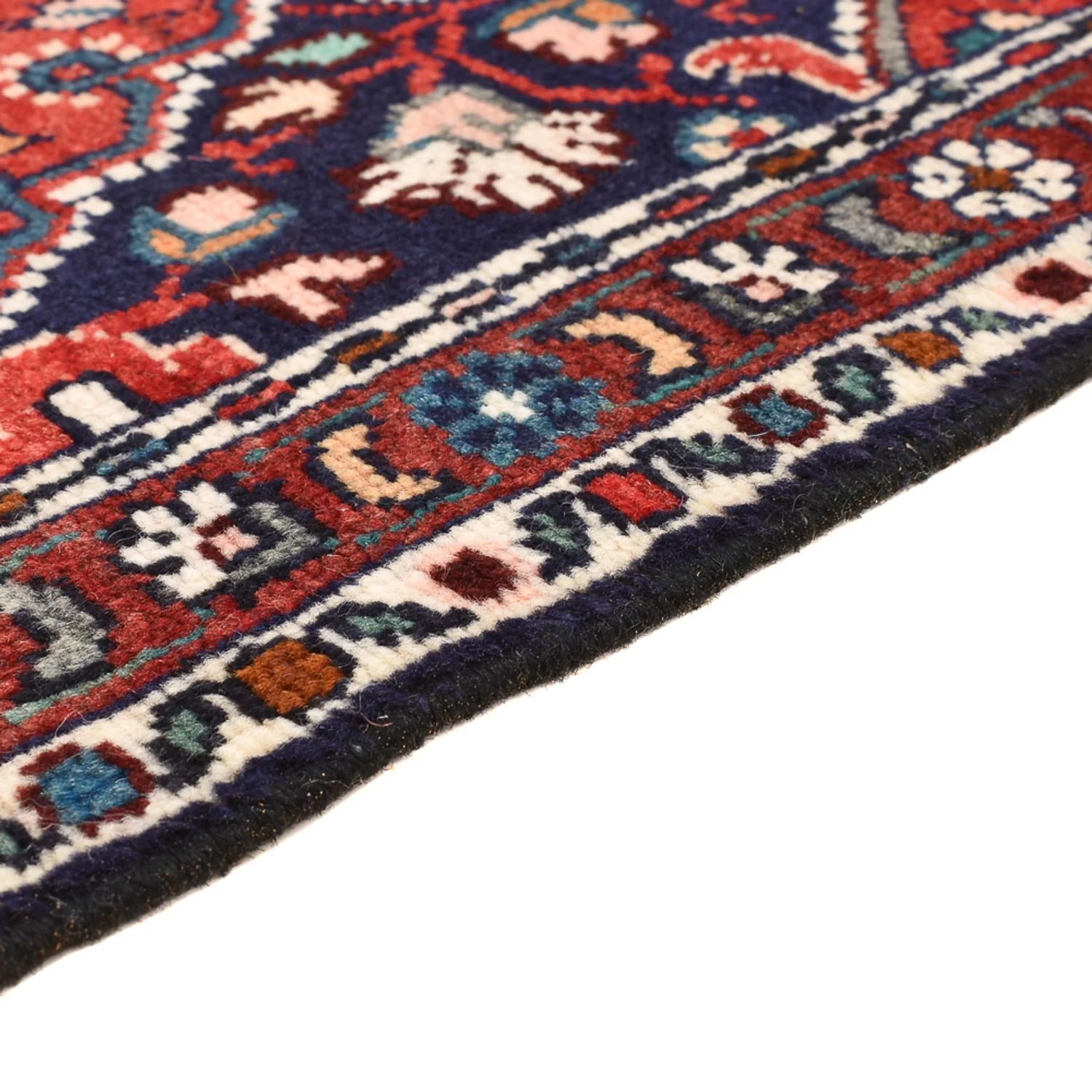 Perserteppich - Nomadic - 90 x 53 cm - dunkelrot - Image 3
