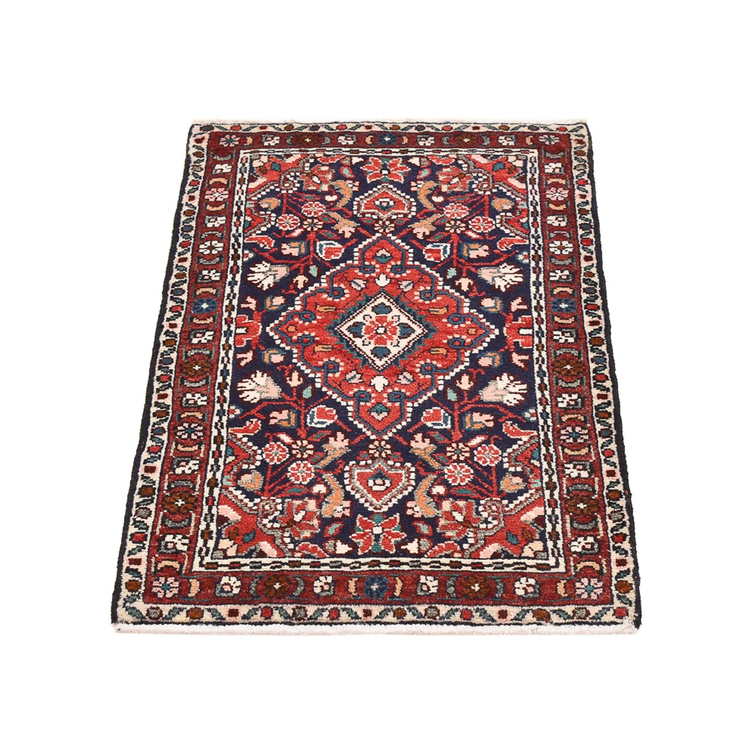 Perserteppich - Nomadic - 90 x 53 cm - dunkelrot - Image 5