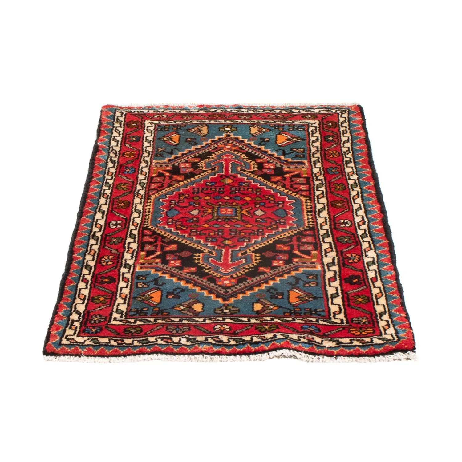 Perserteppich - Nomadic - 91 x 62 cm - rot - Image 5