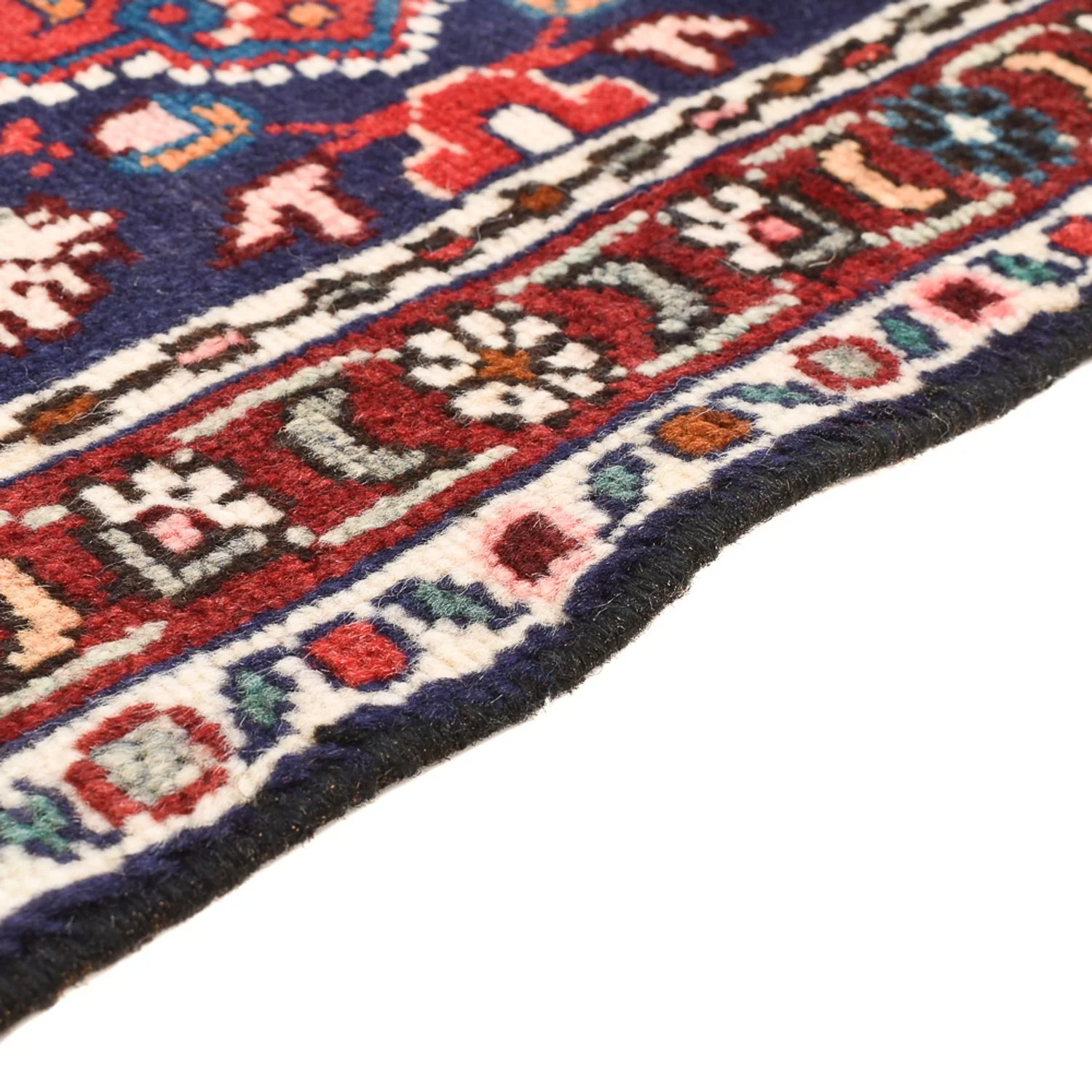 Perserteppich - Nomadic - 93 x 54 cm - dunkelrot - Image 3