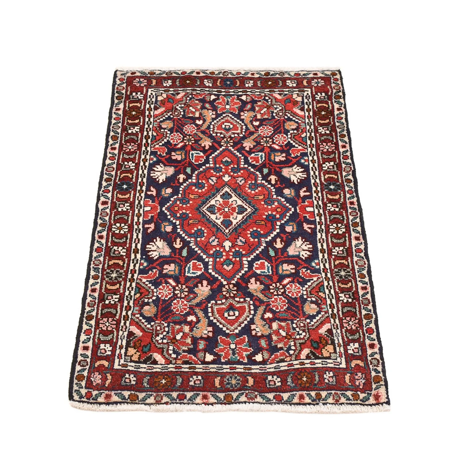 Perserteppich - Nomadic - 93 x 54 cm - dunkelrot - Image 5