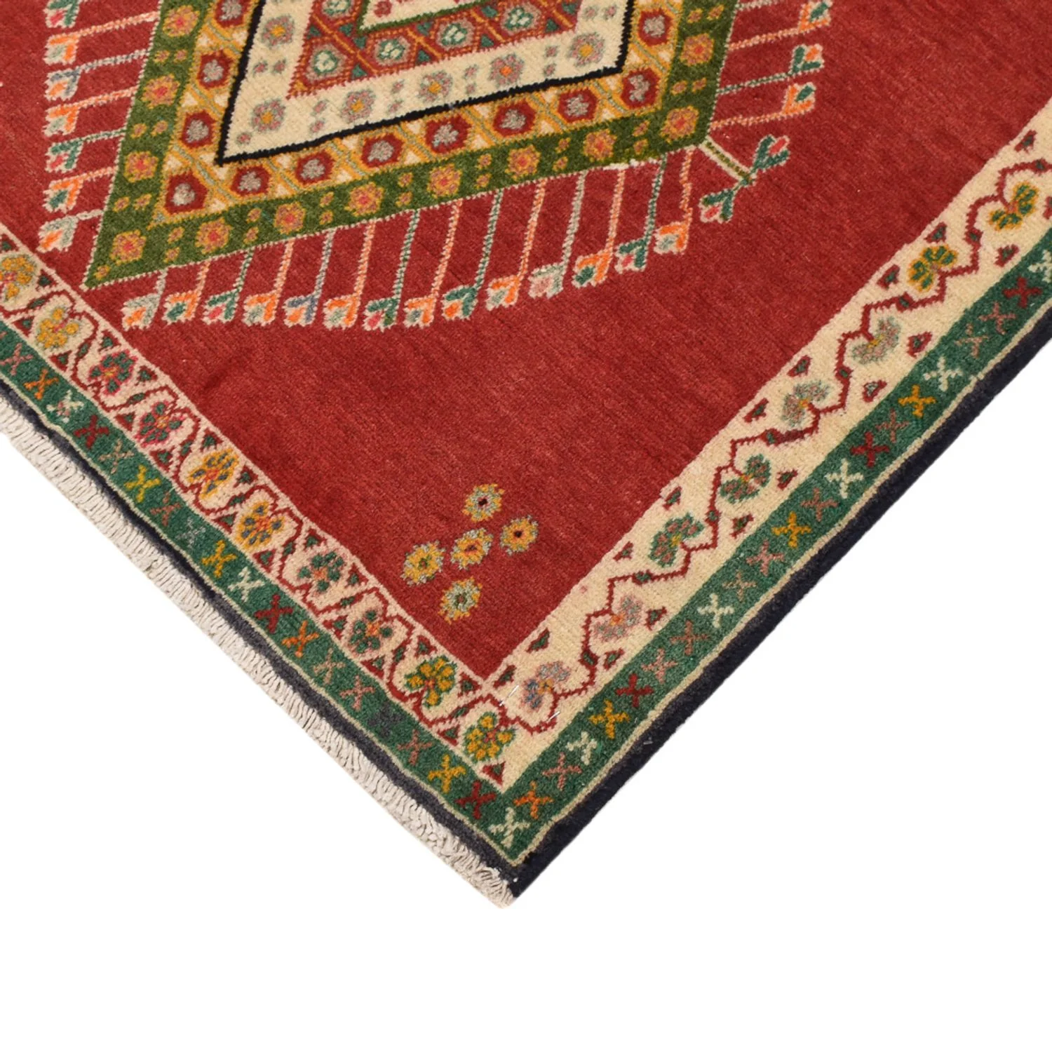Perserteppich - Nomadic quadratisch  - 65 x 65 cm - rot - Image 2