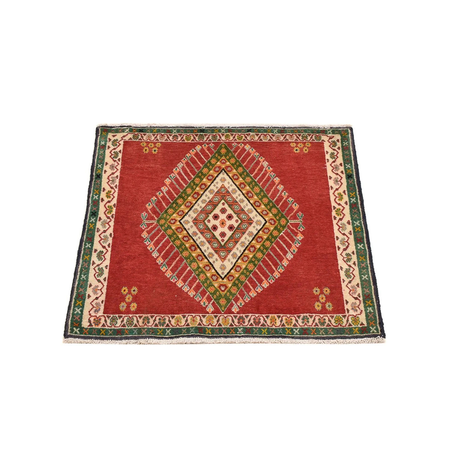 Perserteppich - Nomadic quadratisch  - 65 x 65 cm - rot - Image 4