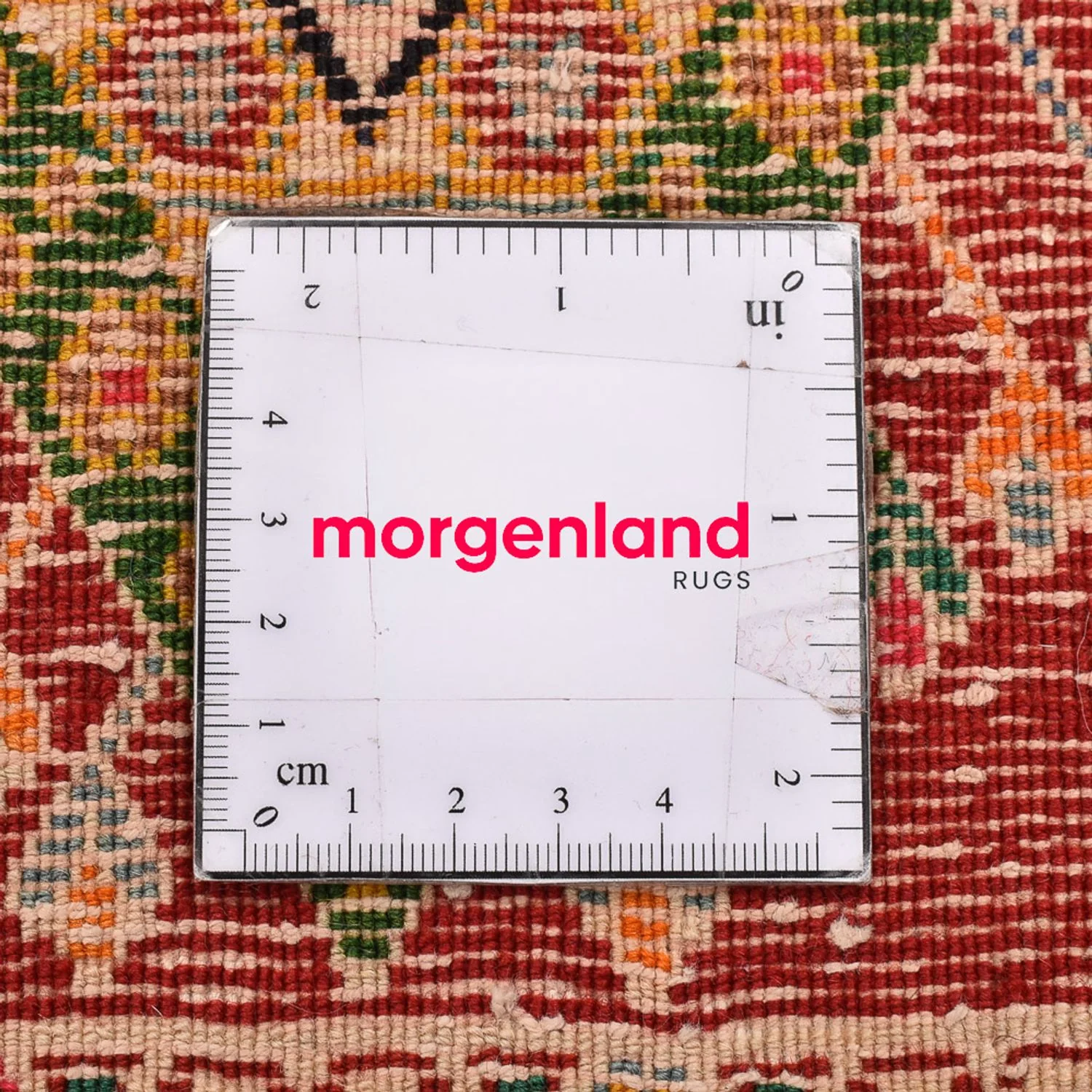 Perserteppich - Nomadic quadratisch  - 65 x 65 cm - rot - Image 5