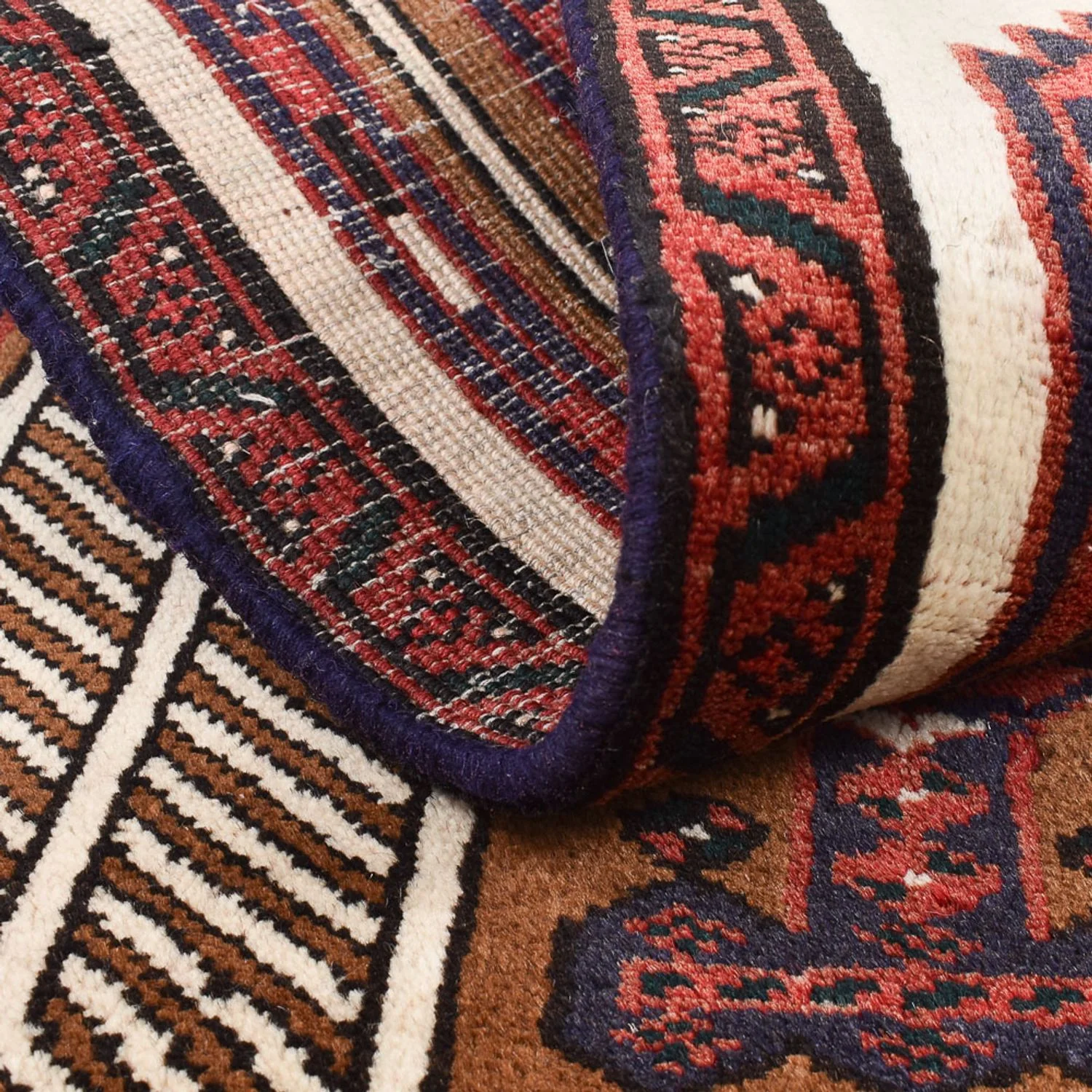 Perserteppich - Täbriz - 140 x 69 cm - mehrfarbig - Image 4