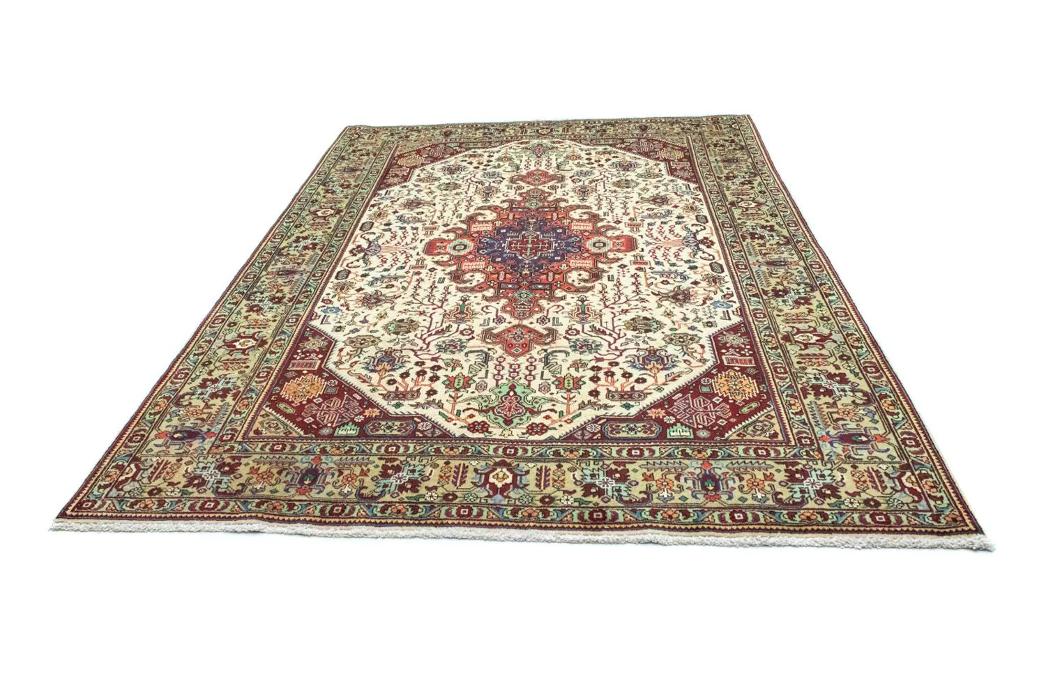 Perserteppich - Täbriz 293 x 202 cm - beige - Image 5