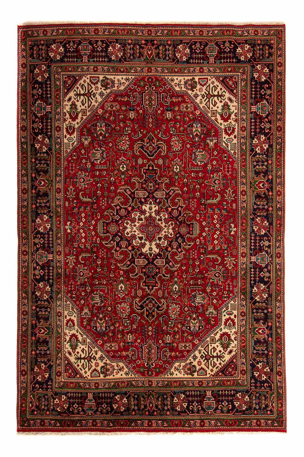Perserteppich - Täbriz 297 x 195 cm - dunkelrot