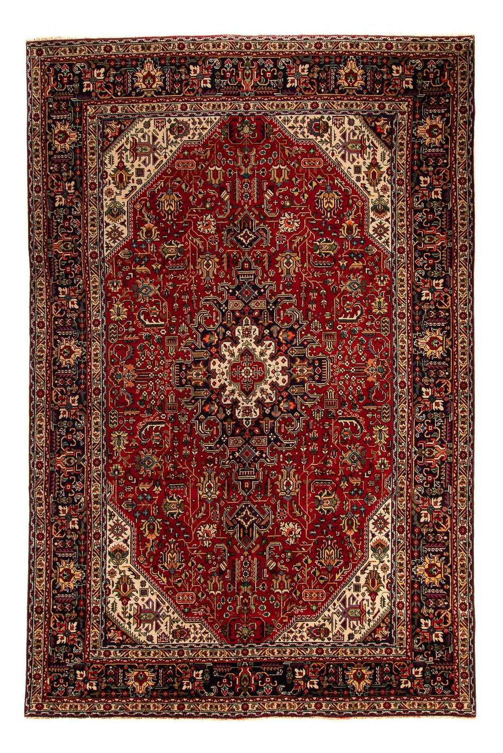Perserteppich - Täbriz 305 x 195 cm - dunkelrot