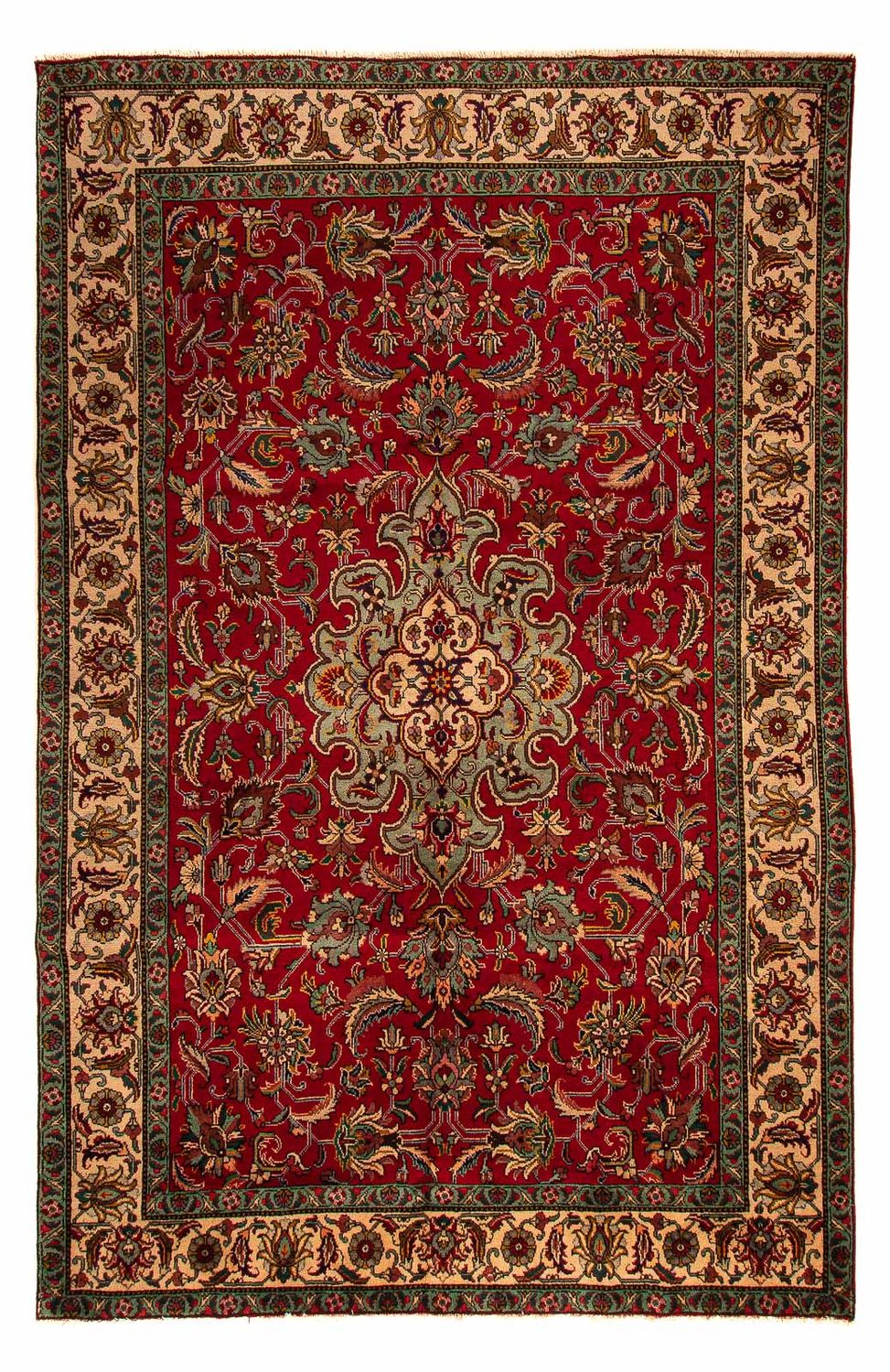 Perserteppich - Täbriz 305 x 200 cm - dunkelrot